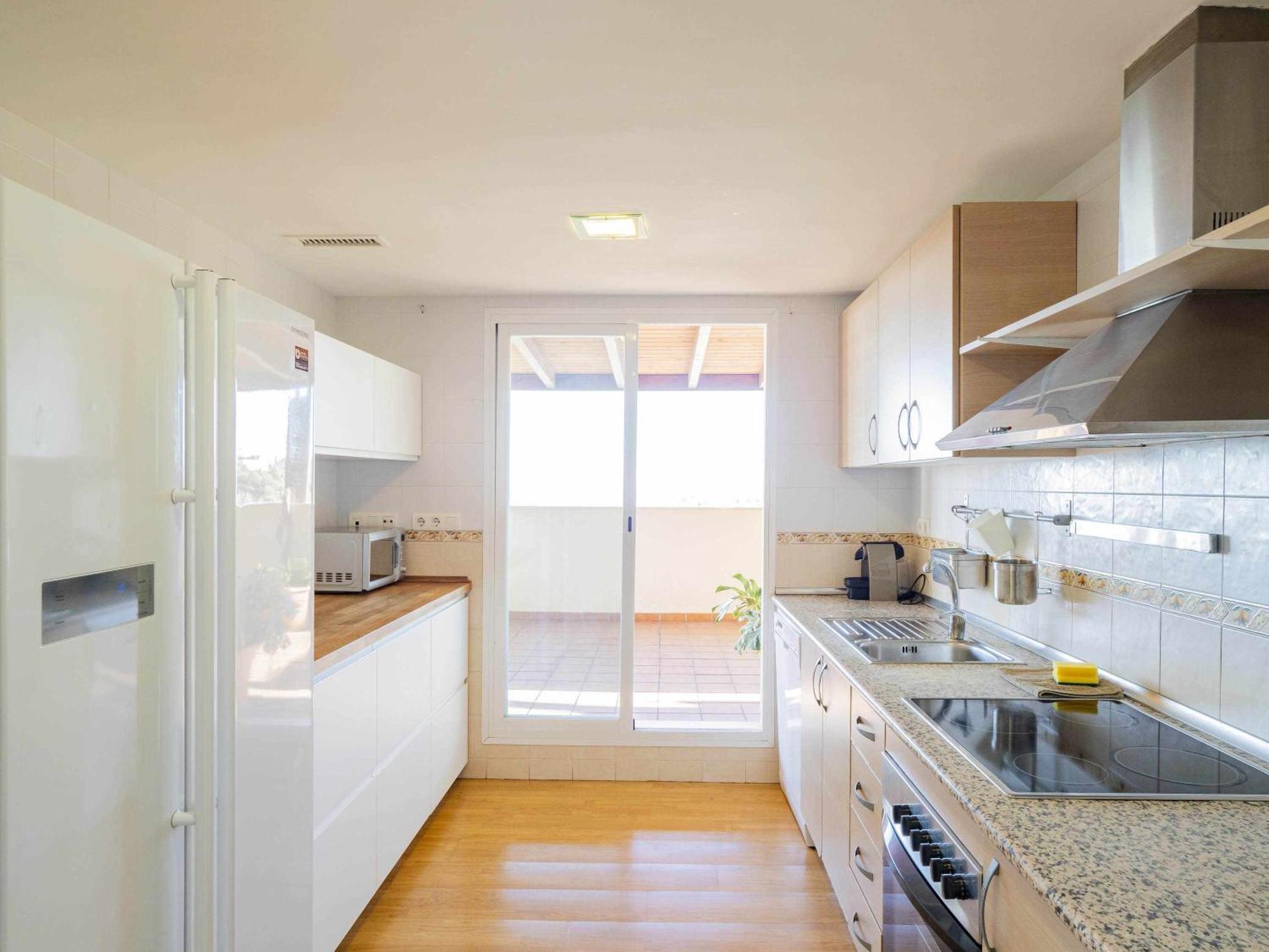 马拉加Atico Con Vistas Al Mar Piscina Y Parking公寓 外观 照片